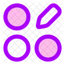 Dashboard Circle Edit Icon