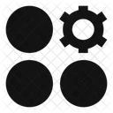 Dashboard Circle Settings Icon