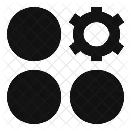 Dashboard Circle Settings  Icon