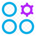 Dashboard Circle Settings Icon