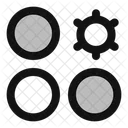 Dashboard Circle Settings Icon
