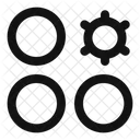 Dashboard Circle Settings Icon