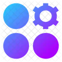Dashboard Circle Settings Icon