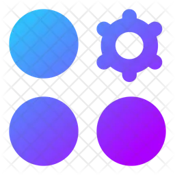 Dashboard Circle Settings  Icon