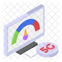 Dashboard Network Speed Icon
