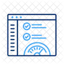 Dashboard Speed Seo Monitoring Data Analysis Icon
