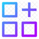 Dashboard Square Add  Icon