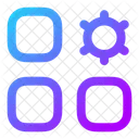 Dashboard Square Setting Icon