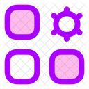 Dashboard Square Setting Icon