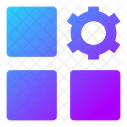 Dashboard Square Setting  Icon