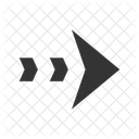 Dashed Navigation Line Icon