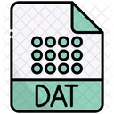 Dat File Extension File Format Icon