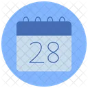 Data 28 Calendario Icon