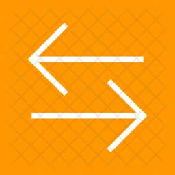 Data Icon - Download in Line Style