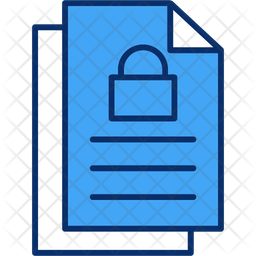 Data Icon - Download in Colored Outline Style