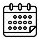 Data Calendario Programacao Ícone