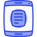 Mobile Document Dual Ton Icon Icon