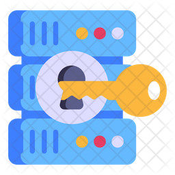 Data Access Icon - Download in Flat Style