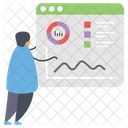 Data Analyics Web Analytics Infographic Icon