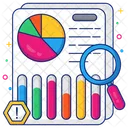 Business Report Data Analysis Infographic 아이콘