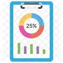 Data Analysis Growth Chart Graphical Analysis Icon
