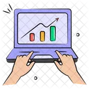 Online Analytics Stats Icon