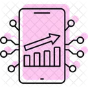 Data Analysis Color Shadow Thinline Icon Icon
