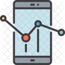 Data Analysis Mobile Business Icon