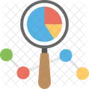 Search Graph Magnifier Icon