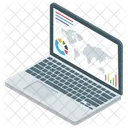 Online Analysis Infographic Marketing Analysis Icon
