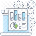 Web Analysis Data Infographic Web Development Icon
