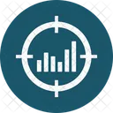Data Analysis Stats Target Icon