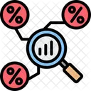 Loupe Bar Chart Data Analysis Icon