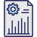Data Analysis Finance Report Graph Icon