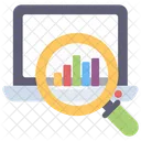 Data Analysis Online Infographic Online Statistics Icon