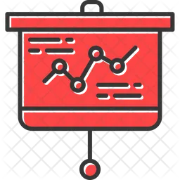 Data Analysis Icon - Download in Colored Outline Style