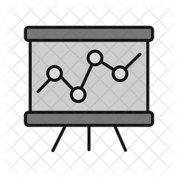 Data Analysis Icon - Download in Colored Outline Style