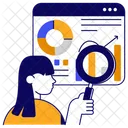 Data Analysis Infographic Statistics Icon