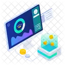 Data Analysis Software Dashboard Icon