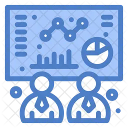 Data Analysis Meeting  Icon