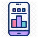 Data analysis on smartphone  Icon