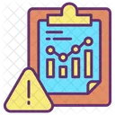 Data Analysis Warning  Icon