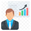 Data Analyst Data Scientist Data Reporting Icon