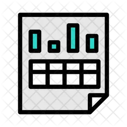 Data Analytic Sheet  Icon