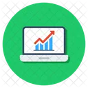 Data Analytics Online Data Progress Report Icon