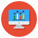 Data Analytics Online Data Progress Icon