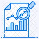 Data Analytics Statistics Business Research Icon