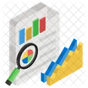 Growth Analysis Market Research Data Analytics Icon