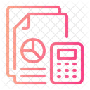 Data Analytics Accounting Bookkeeping Icon