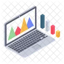 Data Analytics Web Analytics Online Analysis Icon